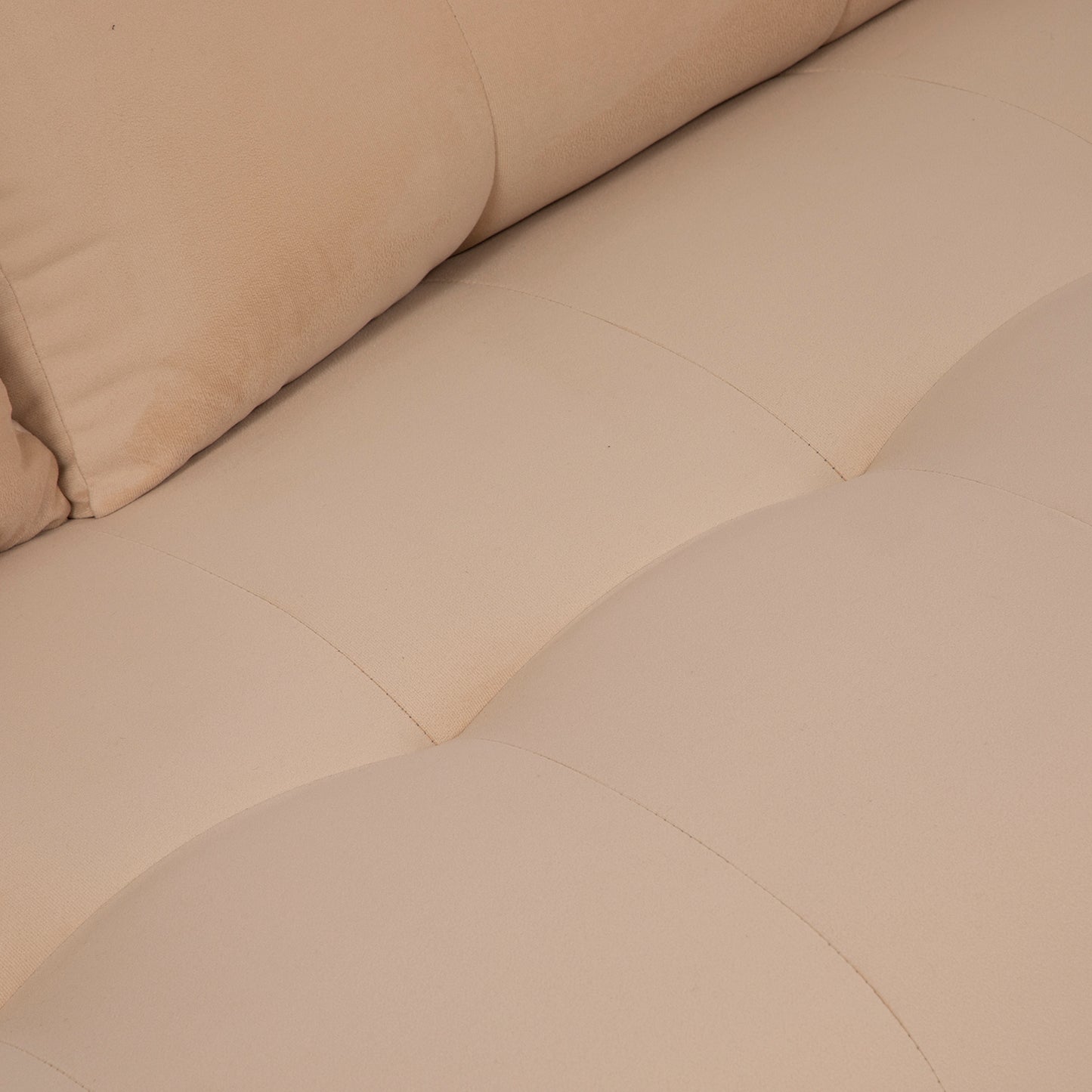 Seccional Nápoles Curvo Velvet Beige – El sofá que tu hogar está esperando