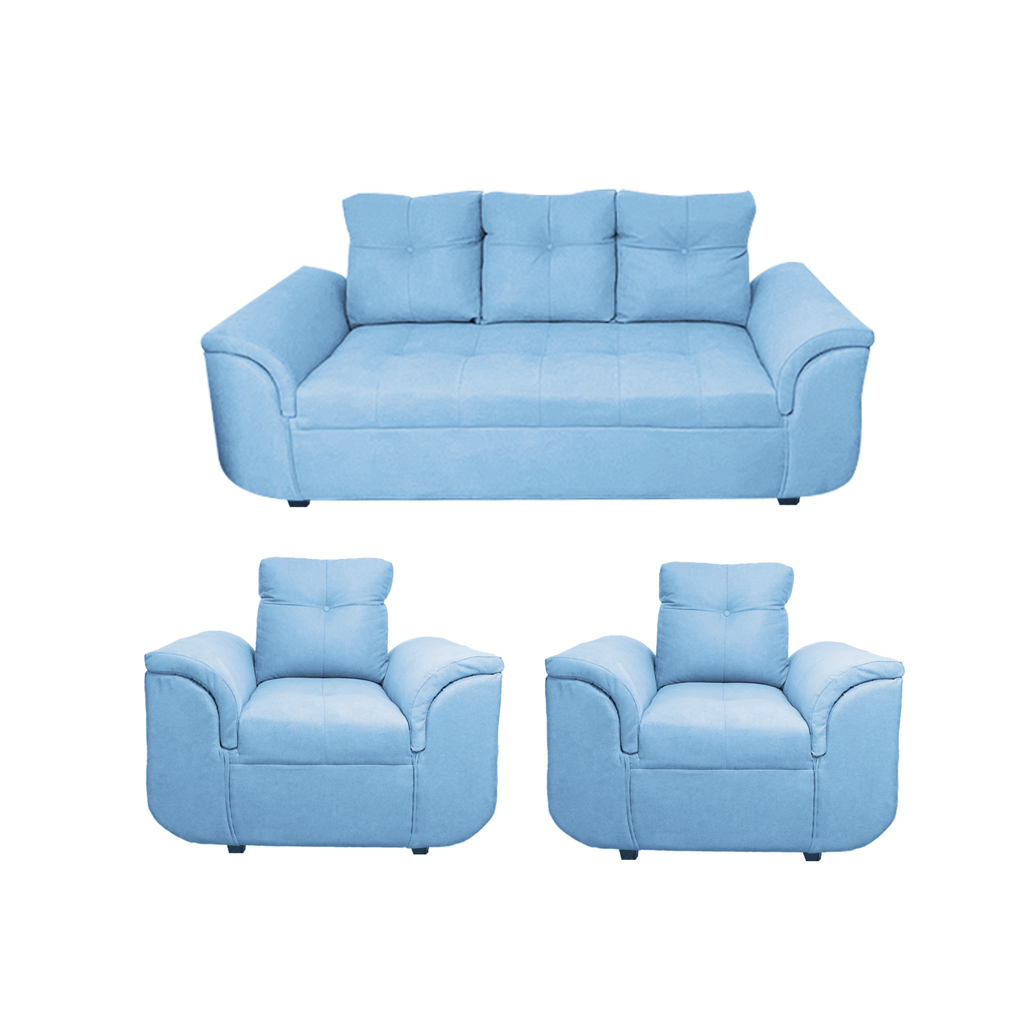 Living 3.1.1 Oxford - Tela (Lino Soft) Azul