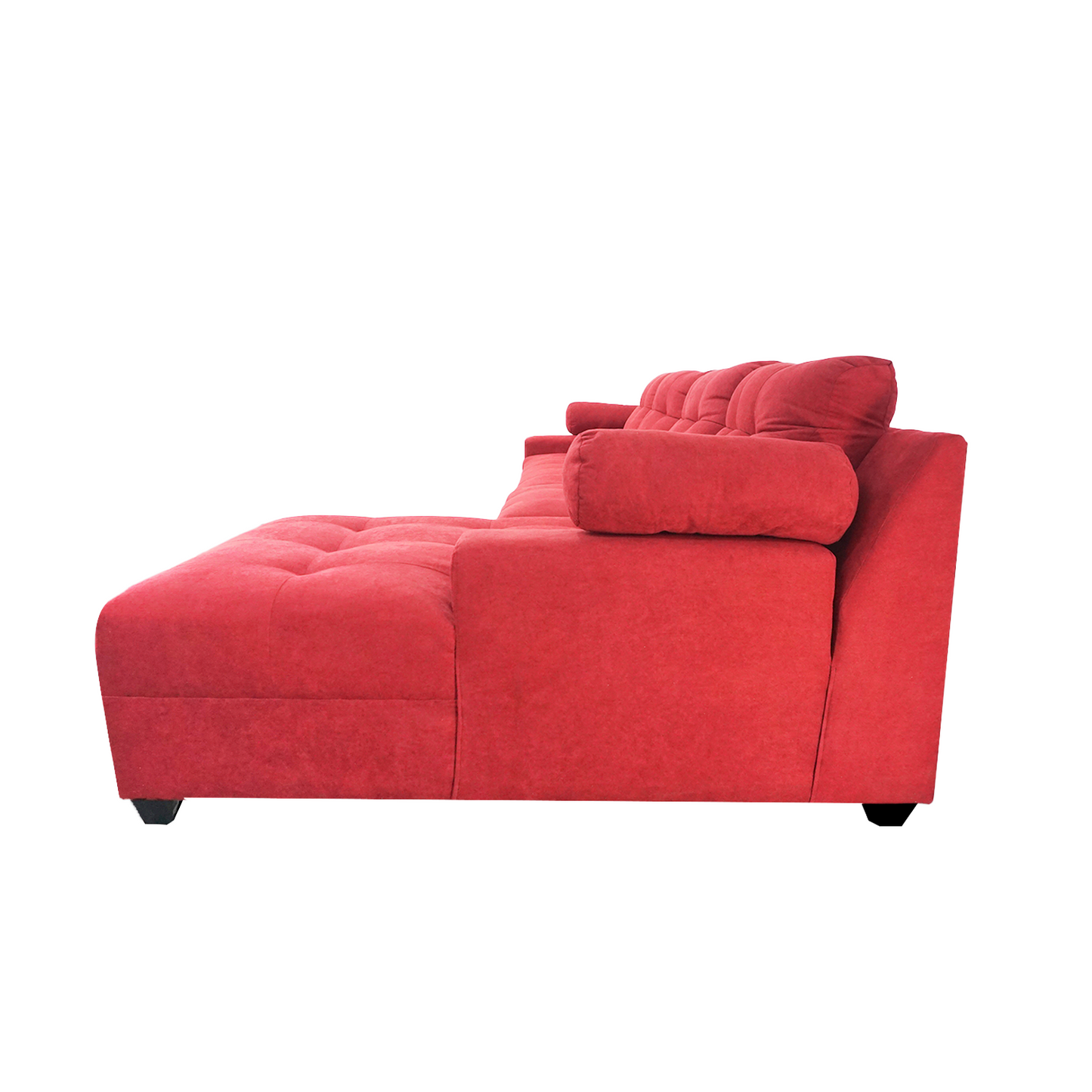 Seccional Dubai XL - Tela (Lino Soft) Burdeo
