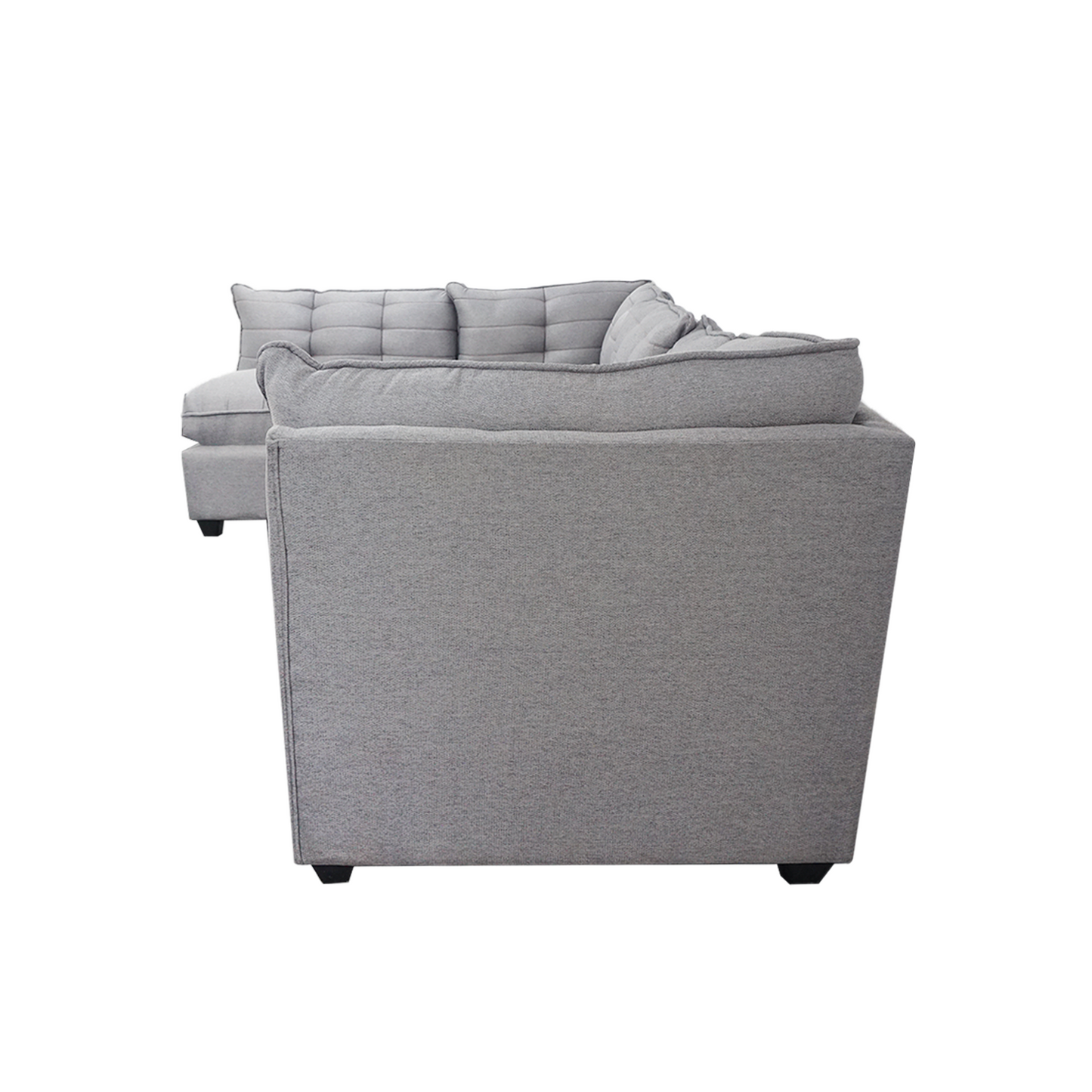 Seccional Berlín - Tela (Lino Soft) Gris