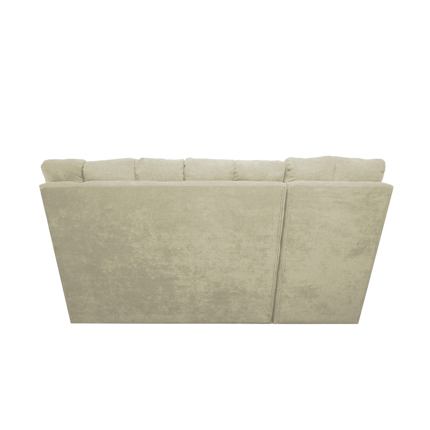 Seccional Georgia Curvo - Tela (Lino Soft) Beige