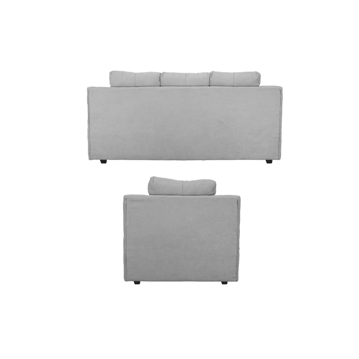 Living 3.1.1 Olympia - Tela (Lino Soft) Gris