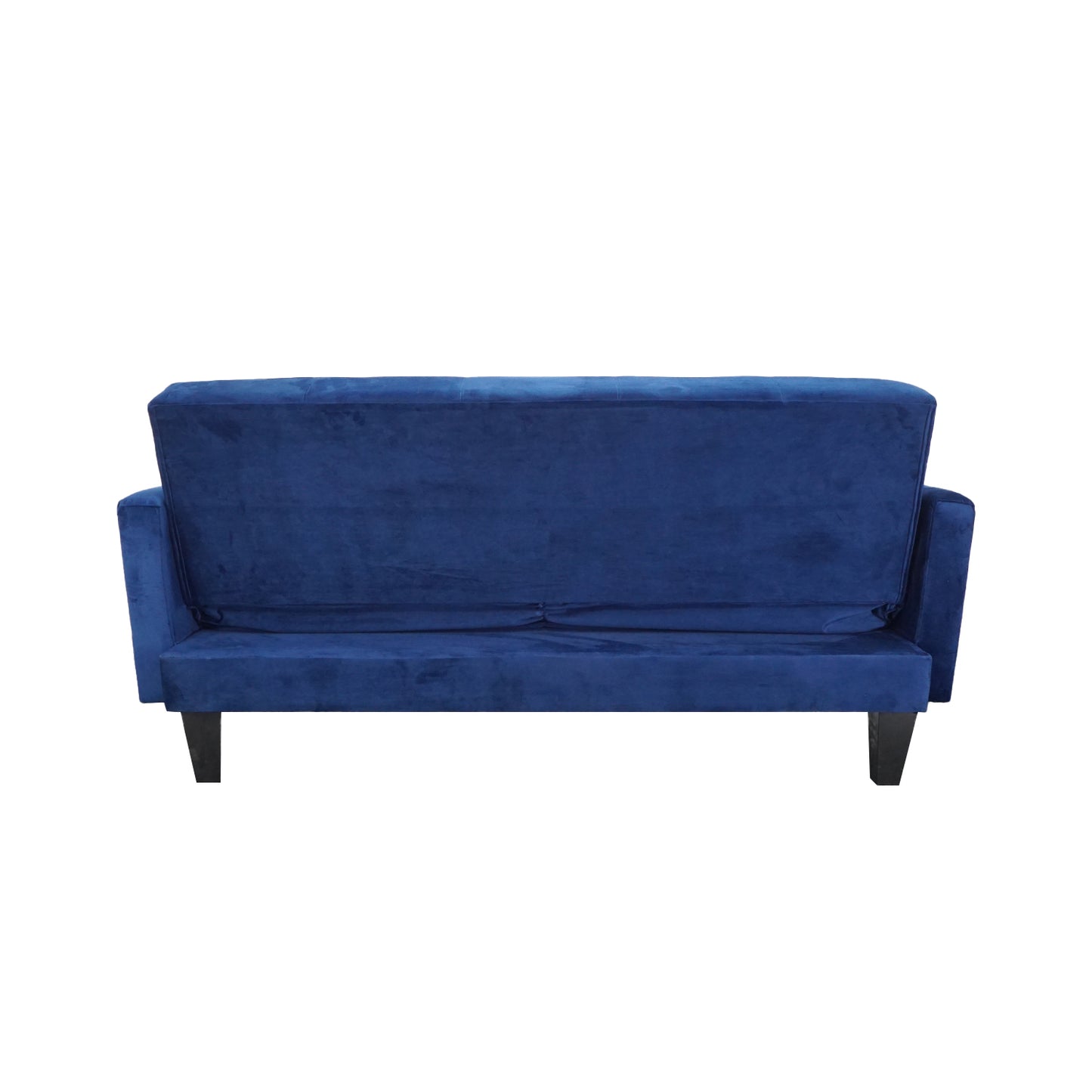 Sofa Cama Virginia - Felpa Azul