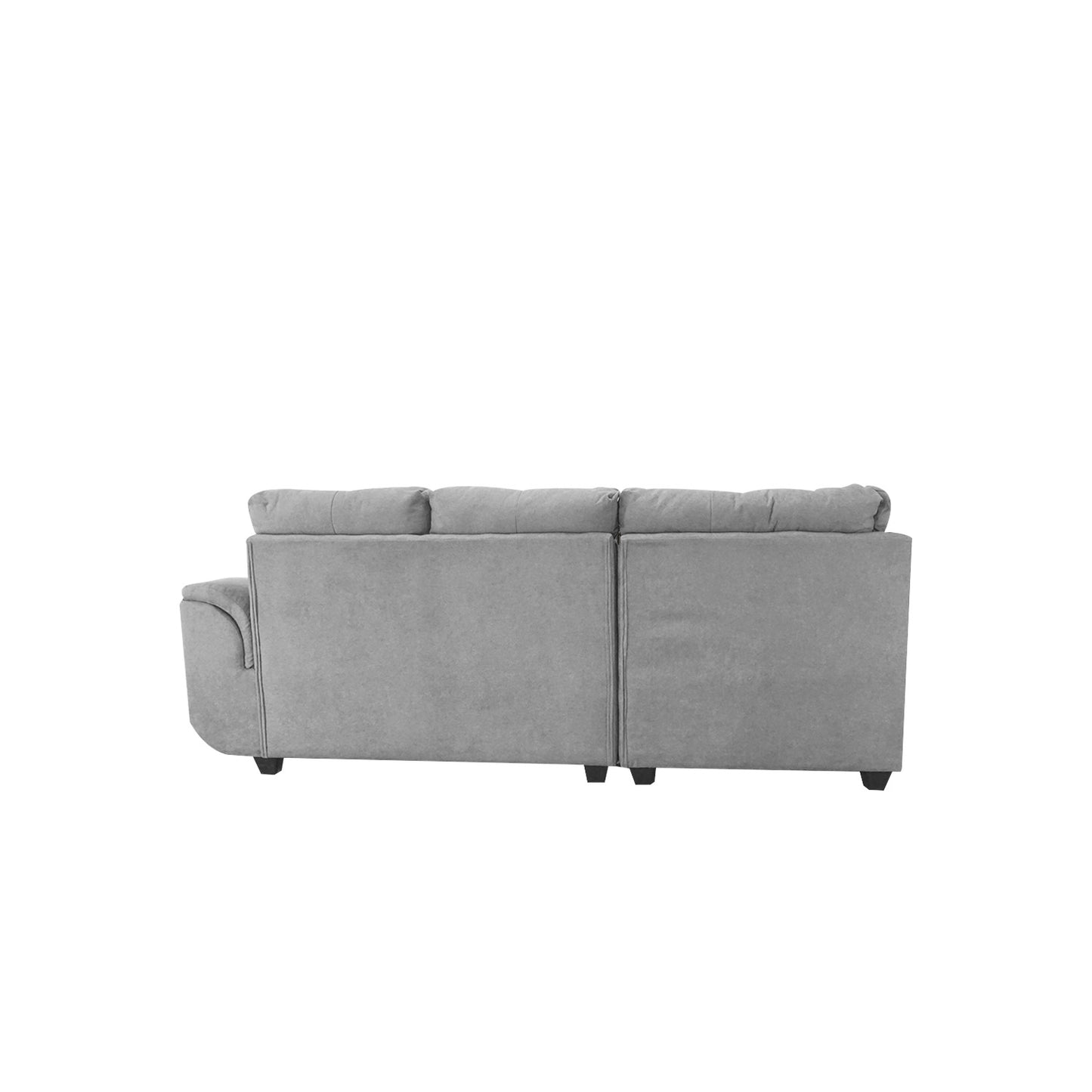 Seccional Albany - Tela (Lino Soft) Gris