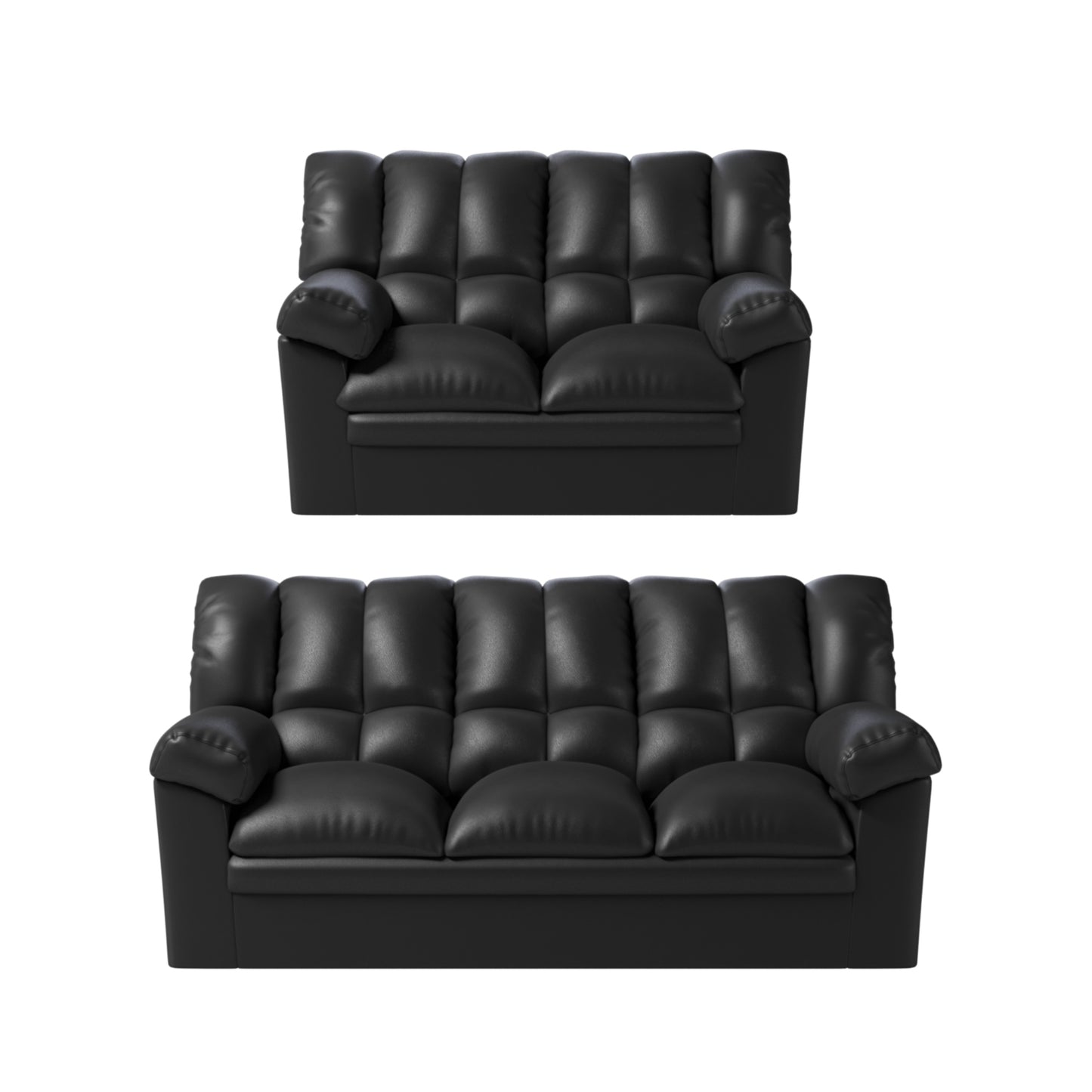 Sofa Georgia 3.2 - PU Negro