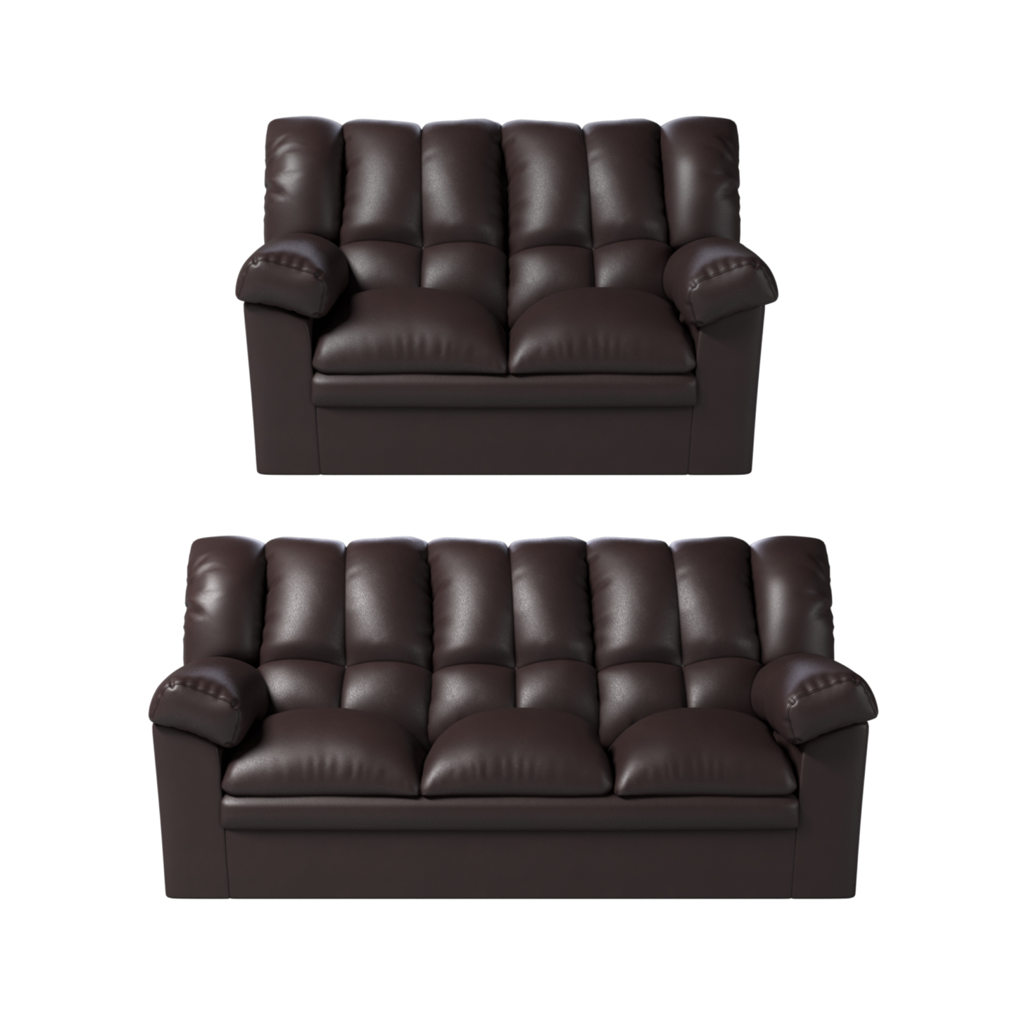 Sofa Georgia 3.2 - PU Marron