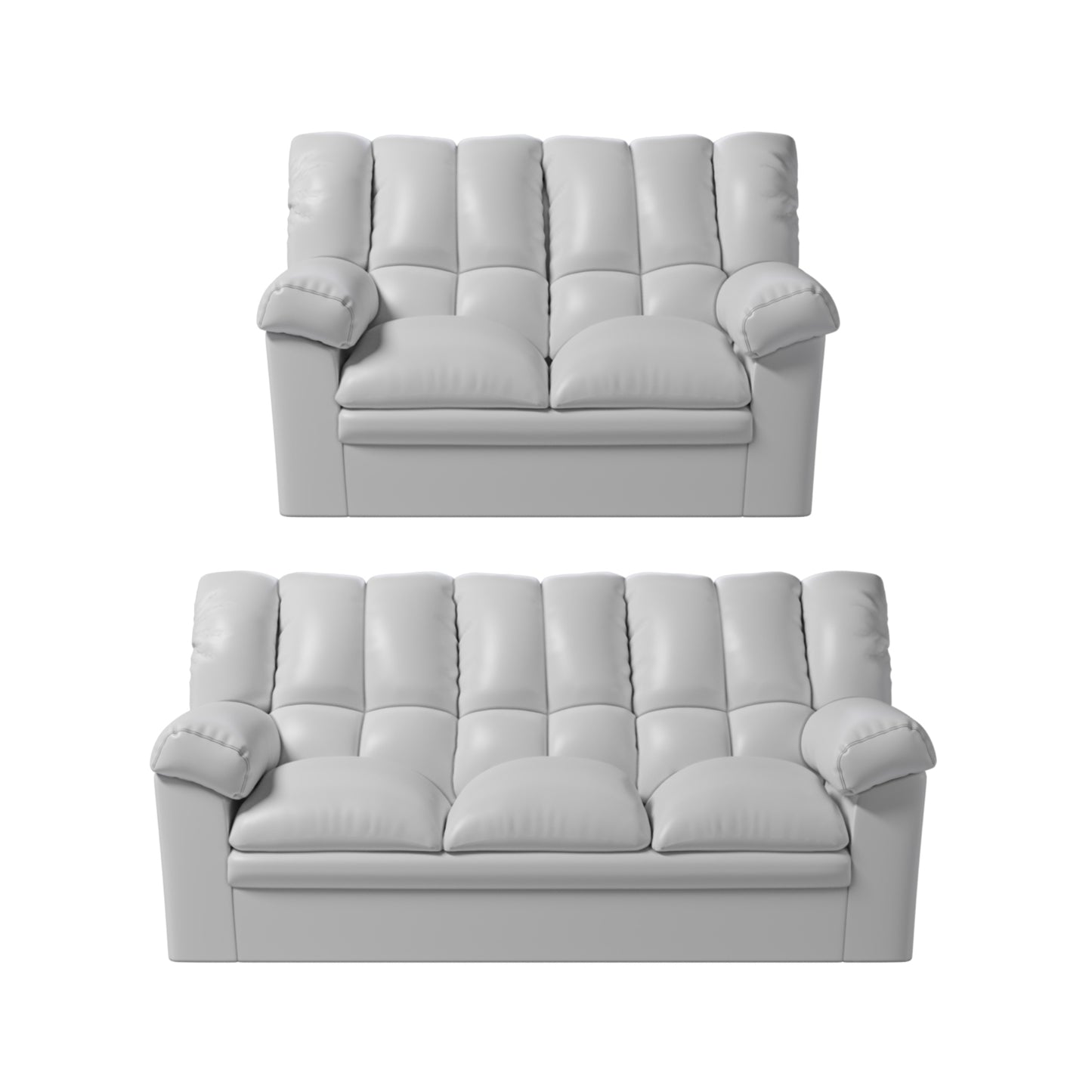 Sofa Georgia 3.2 - PU Blanco