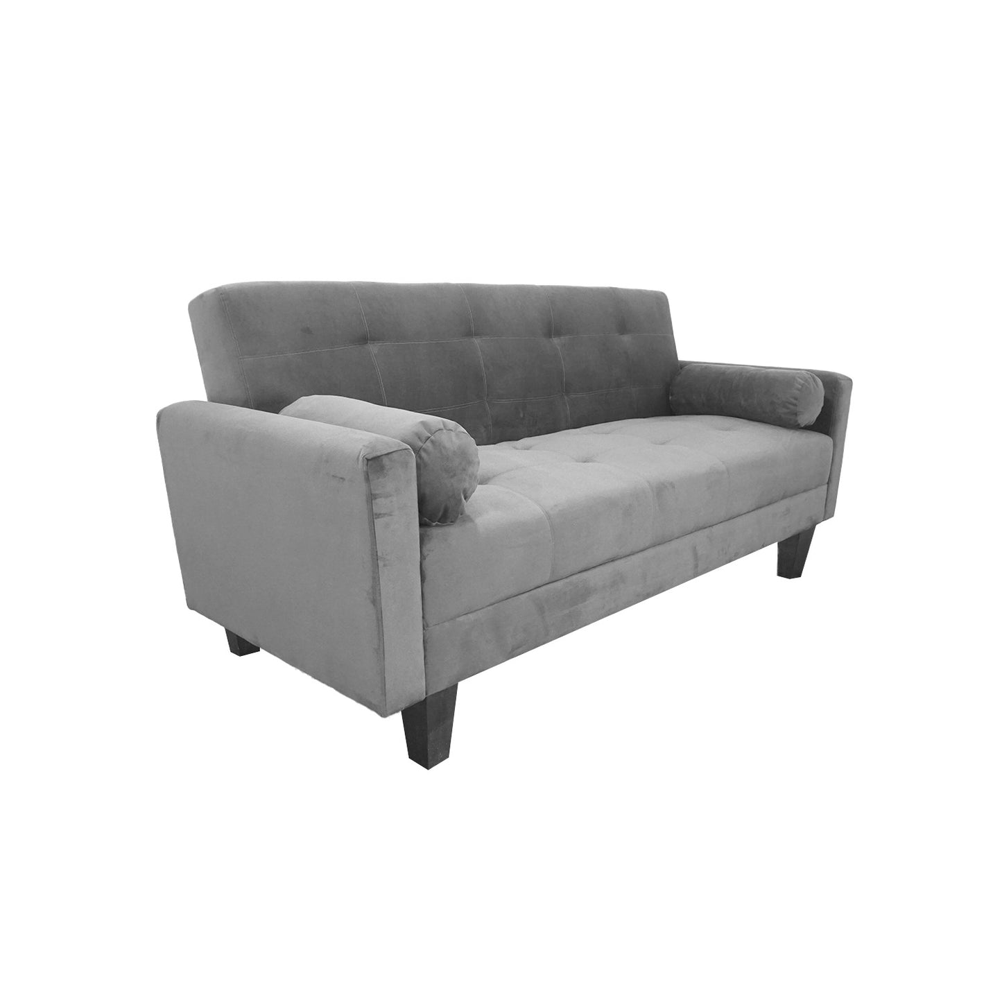 Sofa Cama Virginia - Felpa Gris