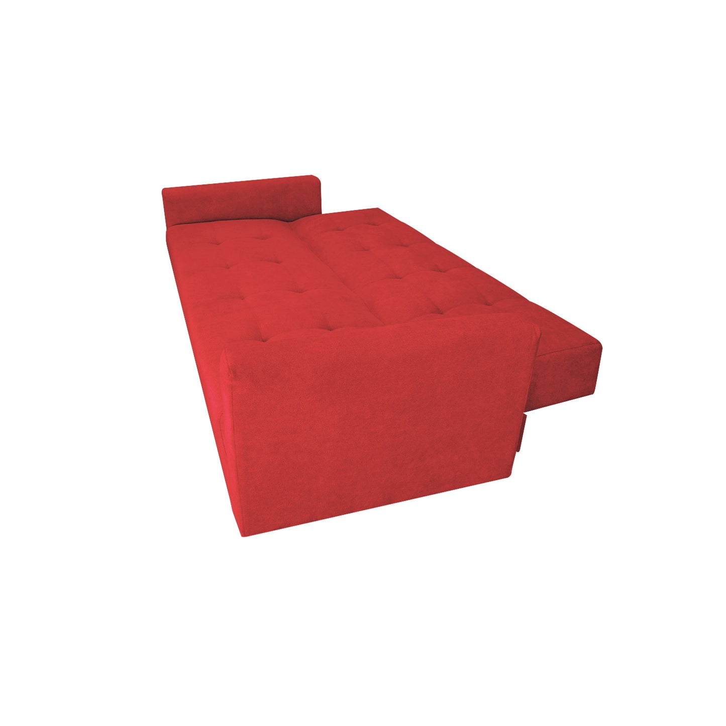 Sofa Cama Virginia - Felpa Burdeo