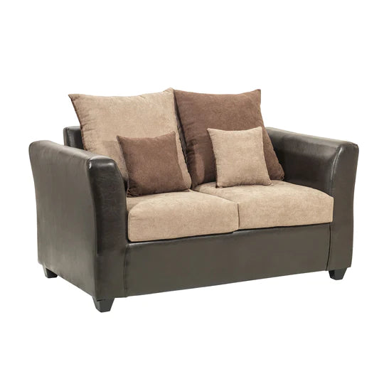 Living 3.2 Madison - Tela (Lino Soft) / PU Café/Beige