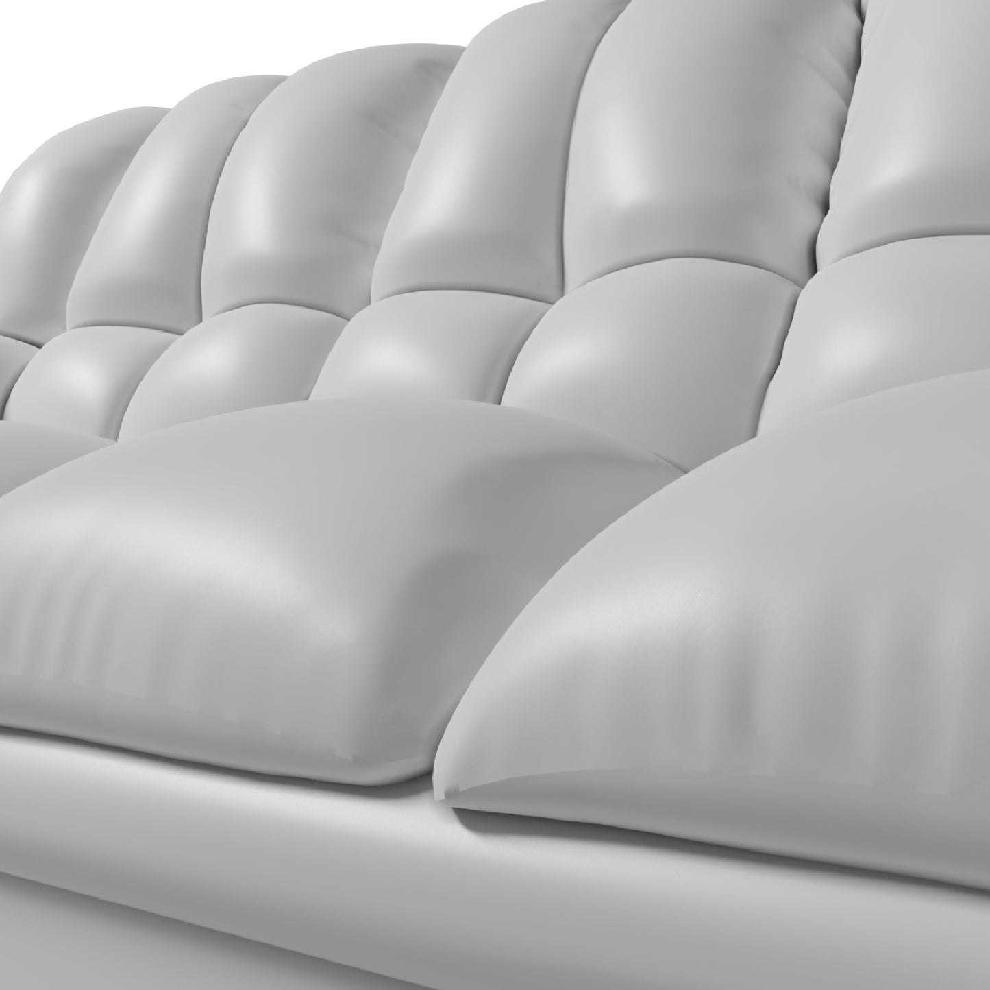 Sofa Georgia 3.2 - PU Blanco